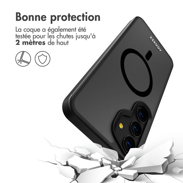 Accezz Coque Givrée Robuste avec MagSafe Samsung Galaxy S24 Plus