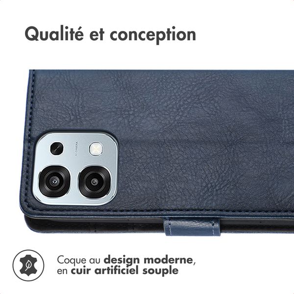 imoshion Étui de télephone portefeuille Oppo A6 Pro (5G) - Bleu foncé