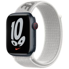 Apple Bracelet Nike Sport Loop Apple Watch Series 1 t/m 11 / SE / Ultra (44/45/46/49 mm) - White