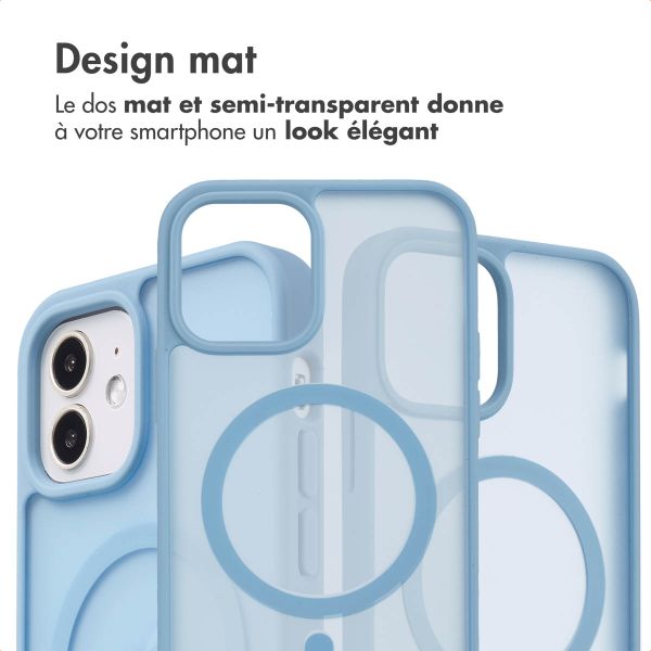 imoshion Coque Color Guard avec MagSafe iPhone 12 (Pro) - Bleu clair