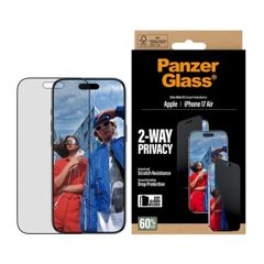 PanzerGlass Protection d'écran Privacy Ultra-Wide Fit Anti-bactérienne avec applicateur Apple iPhone Air