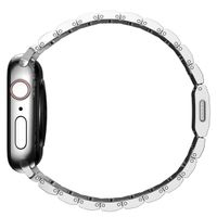 Nomad Bracelet à maillons magnétiques en acier Apple Watch Series 1 á 10 / SE / Ultra (2) (44/45/46/49 mm) - Argent