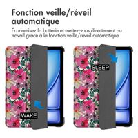 imoshion Coque tablette Design Trifold Apple iPad Air 13 pouces (2025) M3 / (2024) M2 - Floral Water Color
