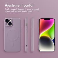 imoshion Coque Couleur avec MagSafe iPhone 14 - Violet