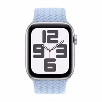 Apple Bracelet Solo tressé Apple Watch Series 1 - 11 / SE / Ultra (44/45/46/49 mm) - Taille 7 - Light Blue