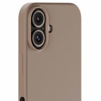 Holdit Coque Silicone Apple iPhone 16 - Mocha Brown