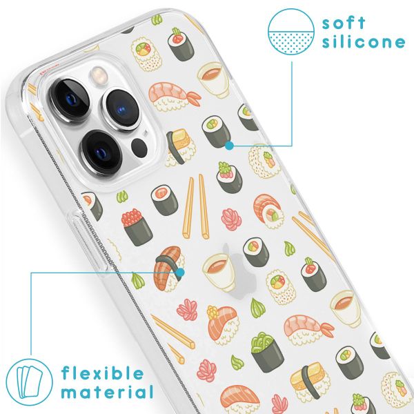 imoshion Coque Design iPhone 13 Pro - Allover Sushi