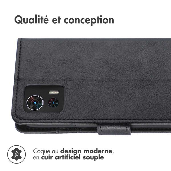 imoshion Étui de télephone portefeuille Motorola Edge 30 Neo - Noir
