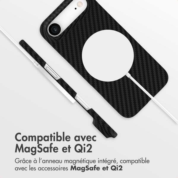 Accezz Coque Kevlar MagSafe Apple iPhone Air - Noir