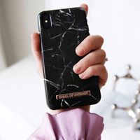 iDeal of Sweden Coque Fashion Samsung Galaxy S23 Plus - Black Thunder Marble