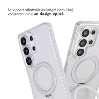 Accezz Coque Ring Stand avec MagSafe Samsung Galaxy S26 Ultra - Transparent