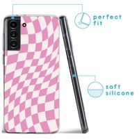 imoshion Coque Design Samsung Galaxy S21 FE - Retro Pink Check