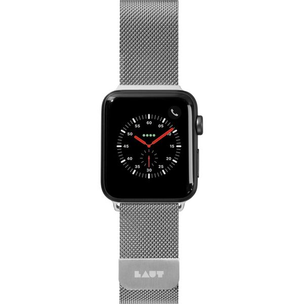 Laut Steel Loop Apple Watch Series 1-10 / SE / Ultra (2) - 42/44/45/46/49 mm - Argent