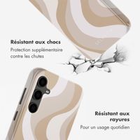 Selencia Coque arrière Vivid Samsung Galaxy S24 FE - Desert Waves Beige