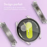 imoshion Coque rigide à couverture complète Samsung Galaxy Watch 7 - 40 mm - Transparent