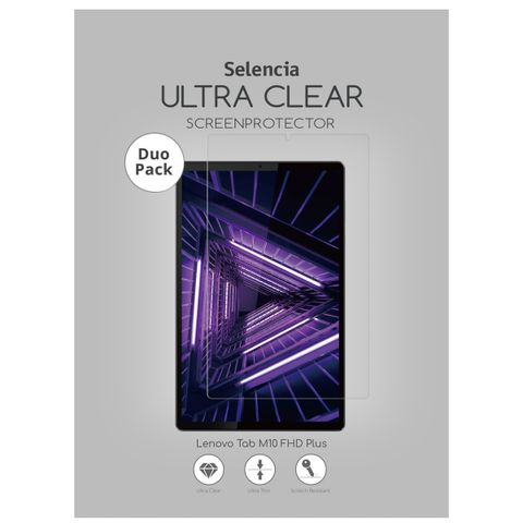 Selencia Protection d'écran Duo Pack Lenovo Tab M10 FHD Plus