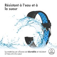 imoshion Bracelet sportif en silicone Fitbit Alta (HR) - Noir/Bleu