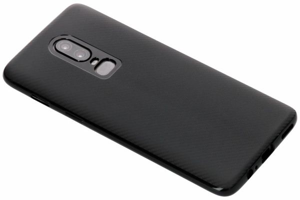 Coque silicone Carbon OnePlus 6