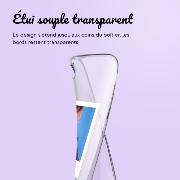 Coque avec votre propre photo et/ou texte Apple iPhone SE (2022 / 2020) / 8 / 7 - Polaroid