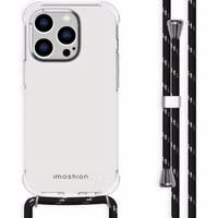 imoshion Coque avec cordon Apple iPhone 14 Pro - Noir / Dorée