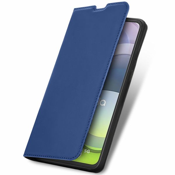 imoshion Étui de téléphone Slim Folio Motorola Moto G 5G - Bleu foncé