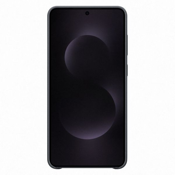 Samsung Original Coque KindSuit en Cuir Végan Samsung Galaxy S25 Edge - Noir