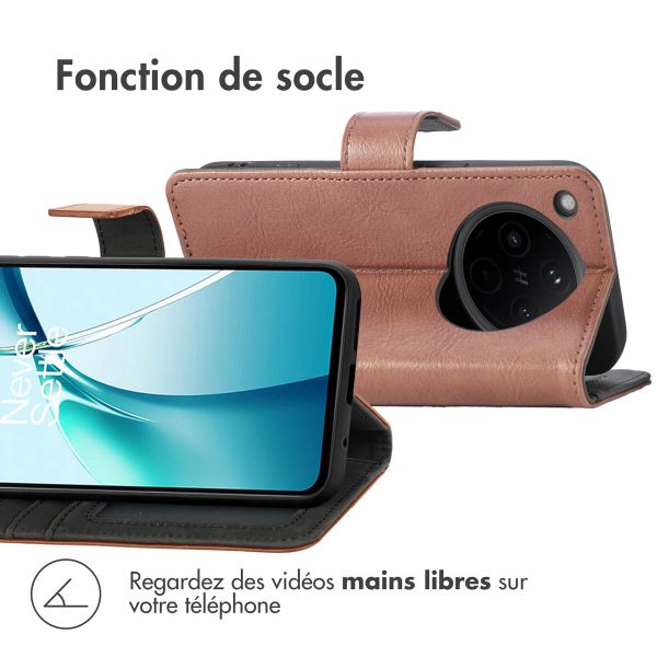 imoshion Étui de téléphone portefeuille Oppo Find X8 - Marron