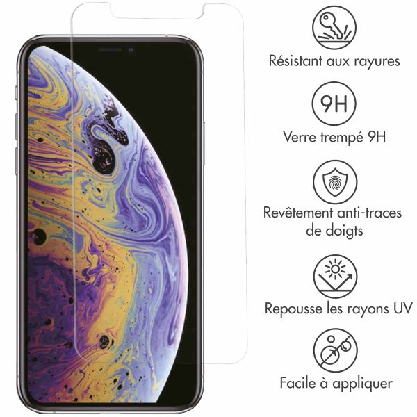 Selencia Protection d'écran en verre trempé iPhone 11 Pro Max / Xs Max