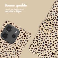 imoshion Étui de télephone portefeuille Design Xiaomi Redmi Note 14 (4G) - Black And White Dots