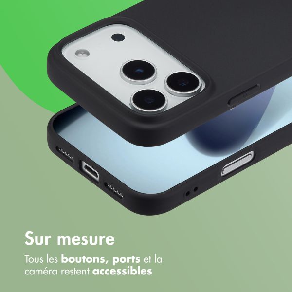 imoshion Coque Couleur Apple iPhone 17 Pro - Noir