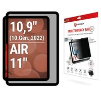 Displex Protection d'écran Privacy en verre trempé Apple iPad 11 (2025) 11 pouces A16 / iPad 10 (2022) 10.9 pouces