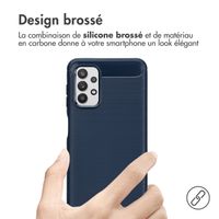 imoshion Coque Brushed Samsung Galaxy A32 (5G) - Bleu foncé