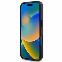 Guess Coque 4G Metal Logo MagSafe Apple iPhone 16 Pro Max - Noir