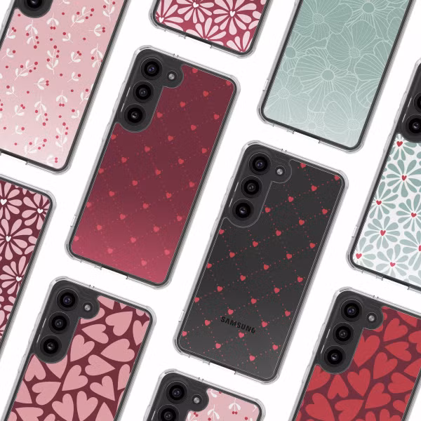 imoshion Coque Design Samsung Galaxy S23 - Crush Check Coral Dust