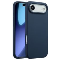 Accezz Coque Liquid Silicone avec MagSafe Apple iPhone Air - Bleu foncé