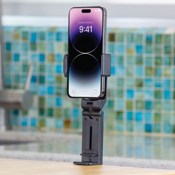 Scosche Travel Mount - Support téléphone – Réglable – À pince – Noir