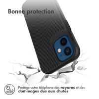imoshion Coque Rugged Hybrid Carbon Apple iPhone 12 Mini - Noir