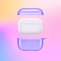 imoshion Coque Néon Apple AirPods Pro 2  - Pourpre