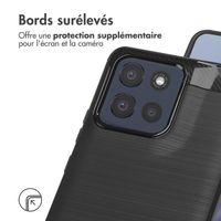 imoshion Coque Brushed Motorola Moto G86 - Noir