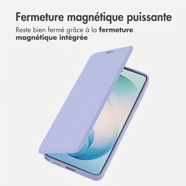 imoshion Bookcase transparente avec MagSafe Samsung Galaxy S26 Ultra - Lilas