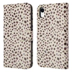 imoshion Étui de télephone portefeuille Design Apple iPhone Xr - Black And White Dots