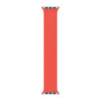 Apple Bracelet Solo tressé Apple Watch | 38/40/41/42 mm - Taille 2 - Electric Orange