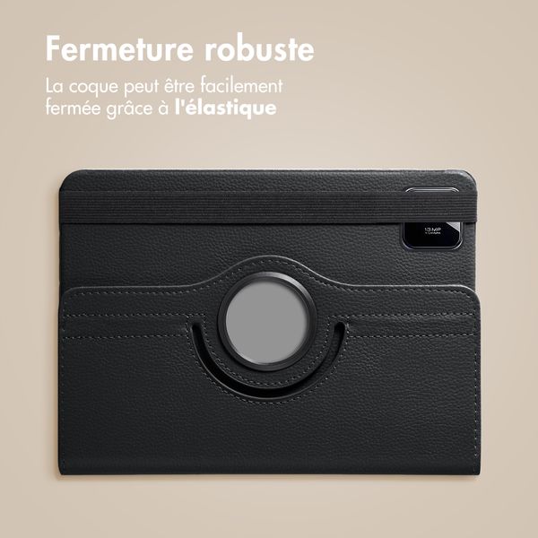 imoshion Coque tablette rotatif à 360° Xiaomi Pad 8 / 8 Pro - Noir