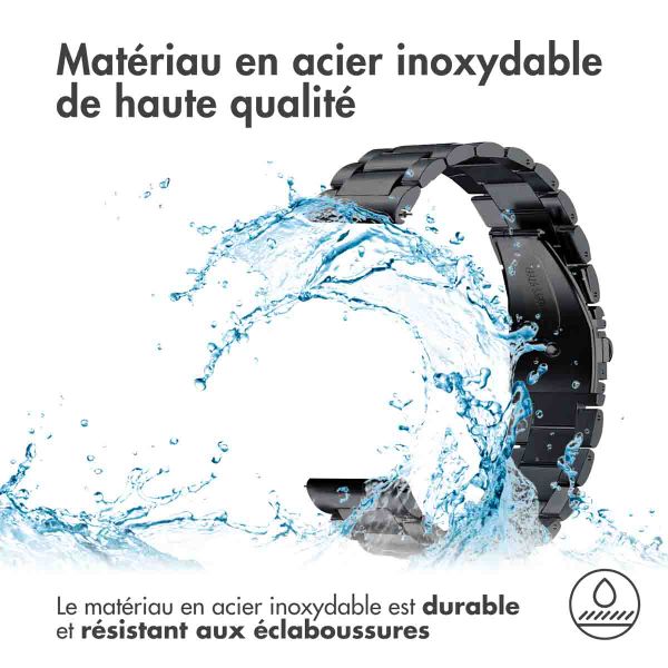 imoshion Bracelet en acier  - Connexion universelle 24 mm - Noir