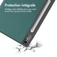 imoshion Coque tablette Trifold Lenovo Tab P12 - Vert foncé