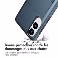 imoshion Coque arrière avec porte-cartes Samsung Galaxy S25 Edge - Bleu foncé