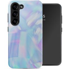 Selencia Coque arrière Vivid Samsung Galaxy S23 - Holographic Blue Dream