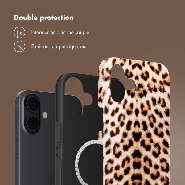 Selencia Coque arrière Vivid avec MagSafe Apple iPhone 16 - Wild Leo