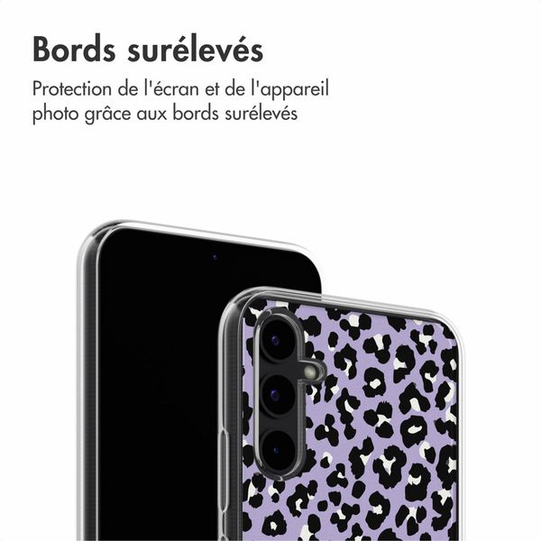 imoshion Coque Design Samsung Galaxy A34 (5G) - Leopard Lilac