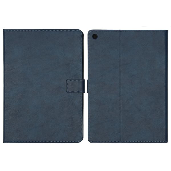 imoshion Coque tablette luxe iPad 9 (2021) 10.2 pouces / iPad 8 (2020) 10.2 pouces / iPad 7 (2019) 10.2 pouces - Bleu foncé